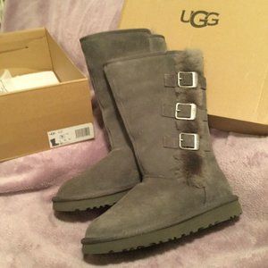 UGG KLEA CHARCOAL GRAY BOOT 1111452 SZ 7